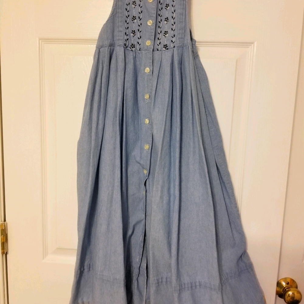 KC Parker lovely blue sundress sz 7